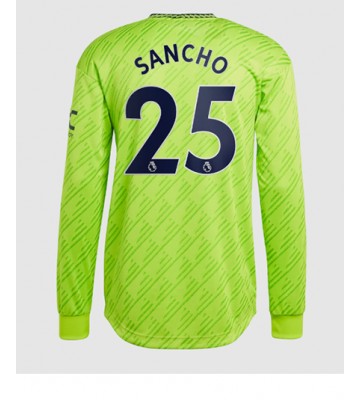 Manchester United Jadon Sancho #25 Tredjedrakt 2022-23 Langermet